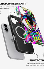 iPhone 16 Plus Tough Case – Abstract Eye - View 2