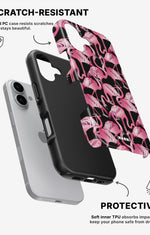 iPhone 16 Plus Tough Case – Flamingos - View 2