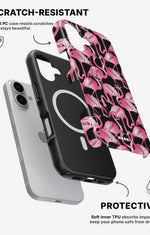 iPhone 16 Plus Tough Case – Flamingos - View 2