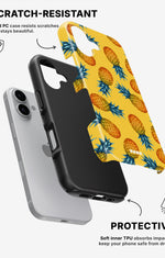 iPhone 16 Plus Tough Case – Sunny Pineapple - View 2