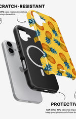 iPhone 16 Plus Tough Case – Sunny Pineapple - View 2