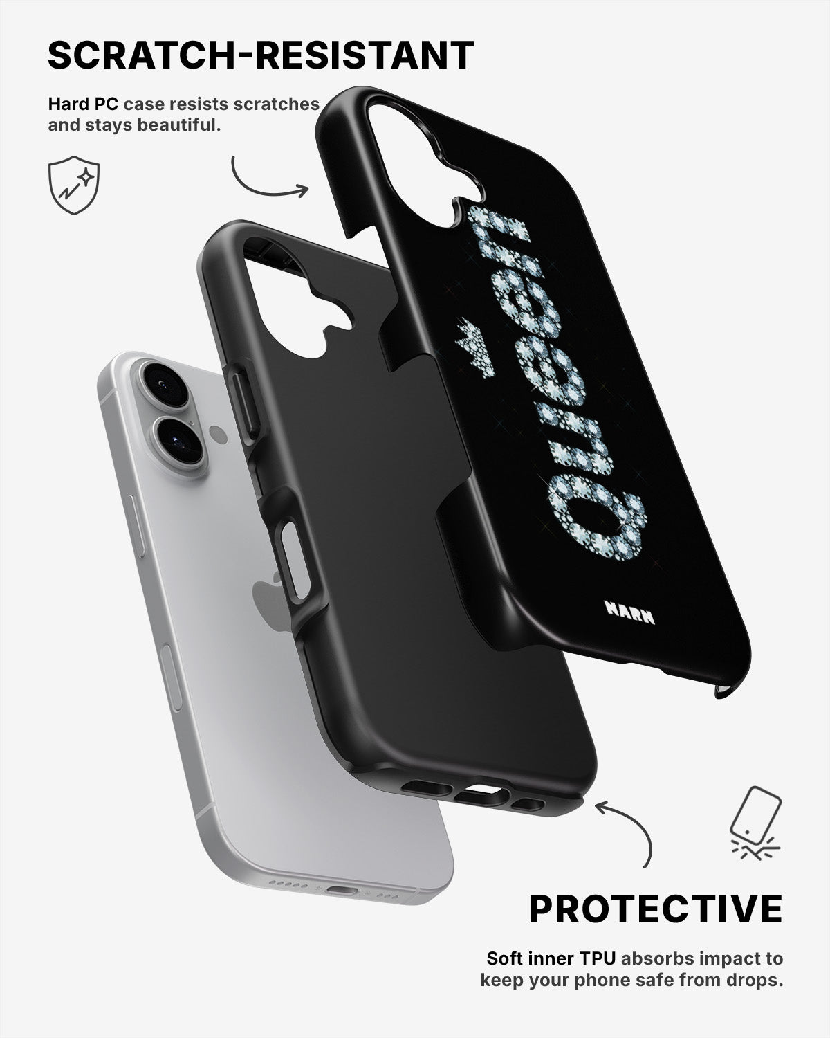 iPhone 16 Plus Tough Case – Queen - View 2