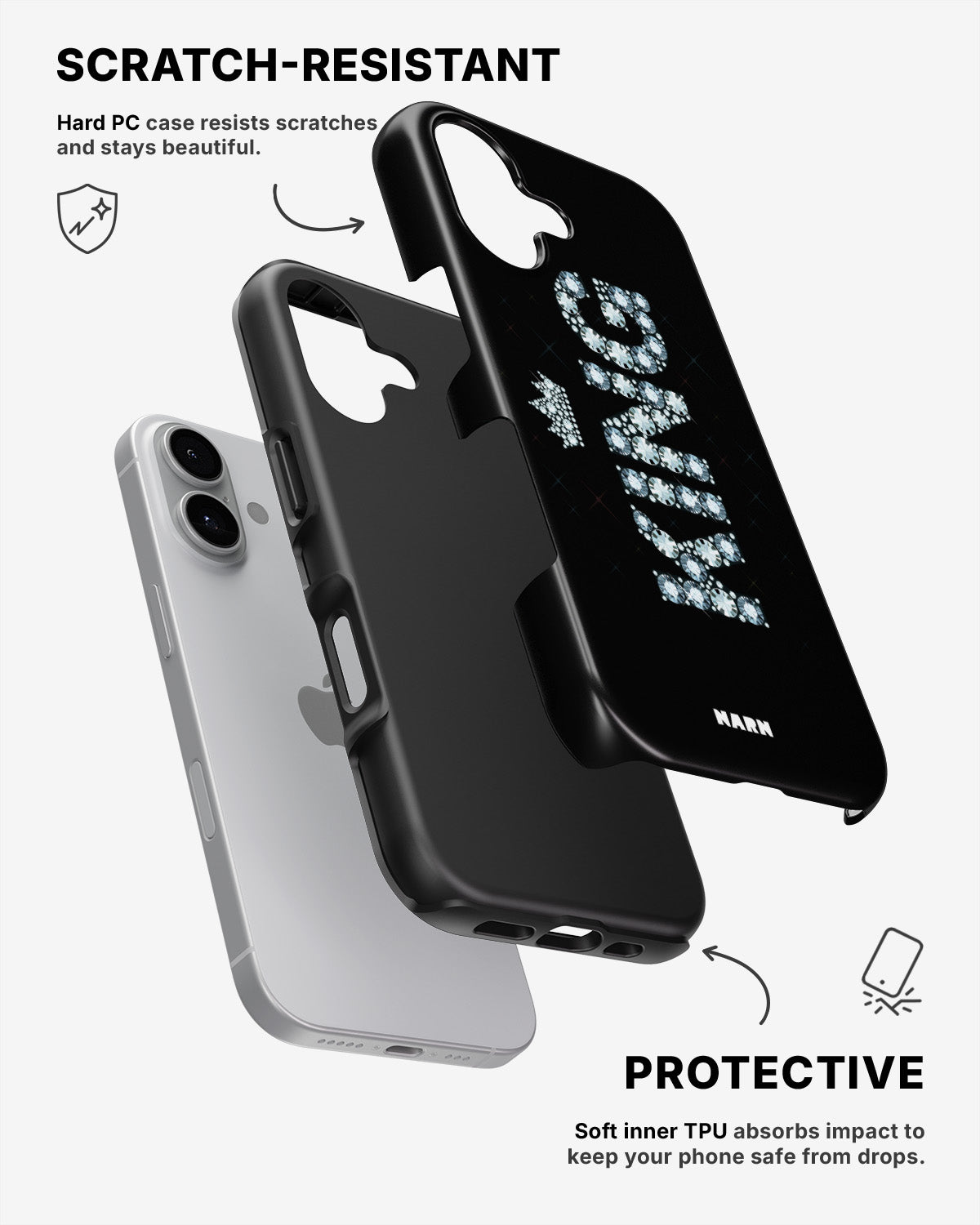 iPhone 16 Plus Tough Case – King - View 2