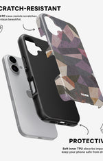 iPhone 16 Plus Tough Case – Triangles - View 2