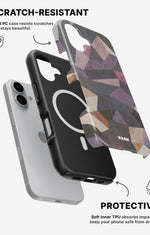 iPhone 16 Plus Tough Case – Triangles - View 2