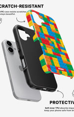 iPhone 16 Plus Tough Case – Building Bricks - View 2