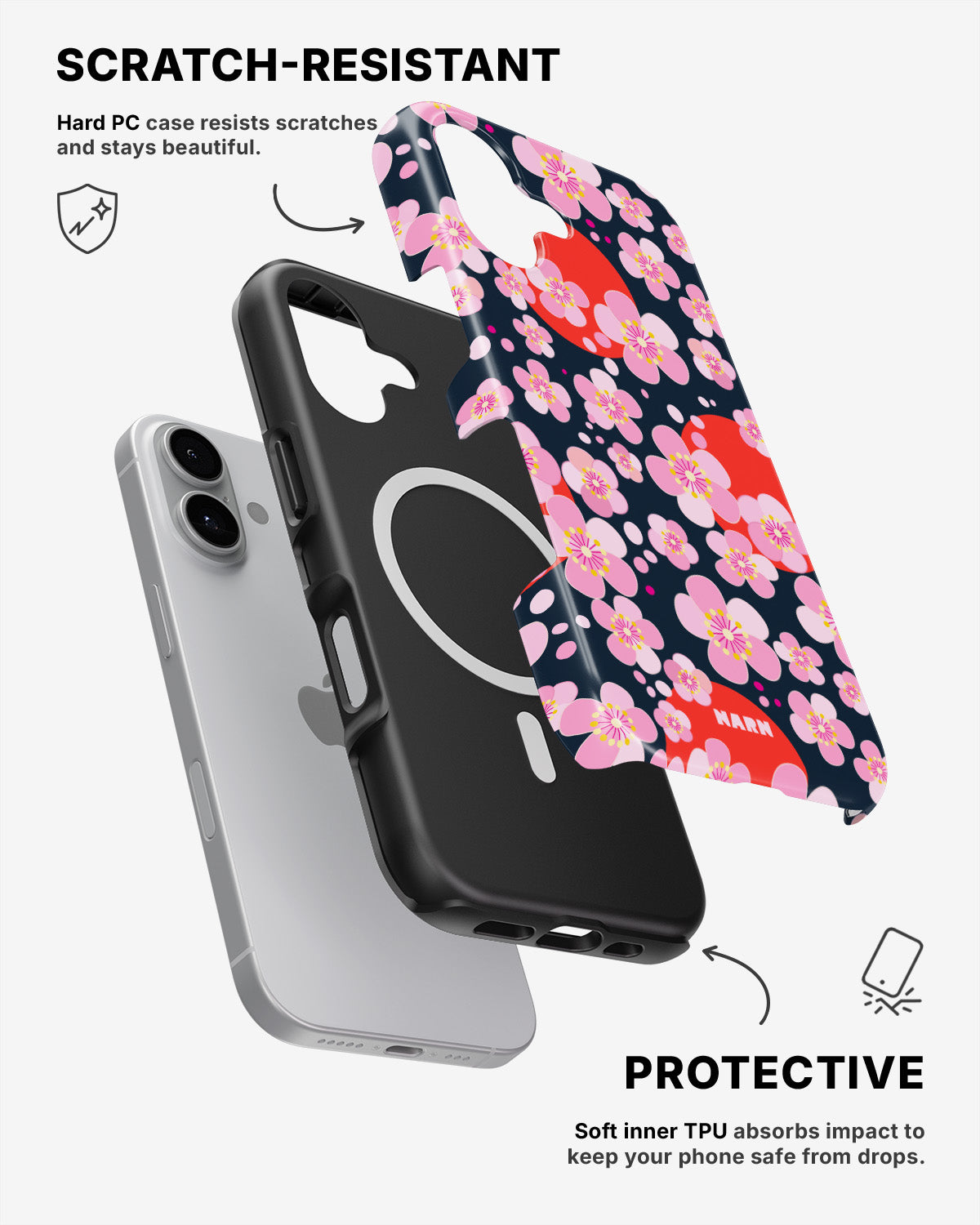 iPhone 16 Plus Tough Case – Tokyo Nights - View 2