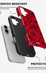 iPhone 16 Plus Tough Case – Red Roses - View 2