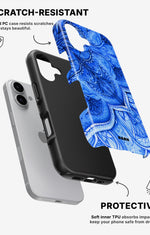 iPhone 16 Plus Tough Case – Blue Vintage - View 2