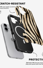 iPhone 16 Plus Tough Case – Wild Zebra - View 2