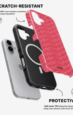 iPhone 16 Plus Tough Case – Pink Snake - View 2
