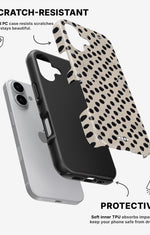 iPhone 16 Plus Tough Case – Marble Dots - View 2