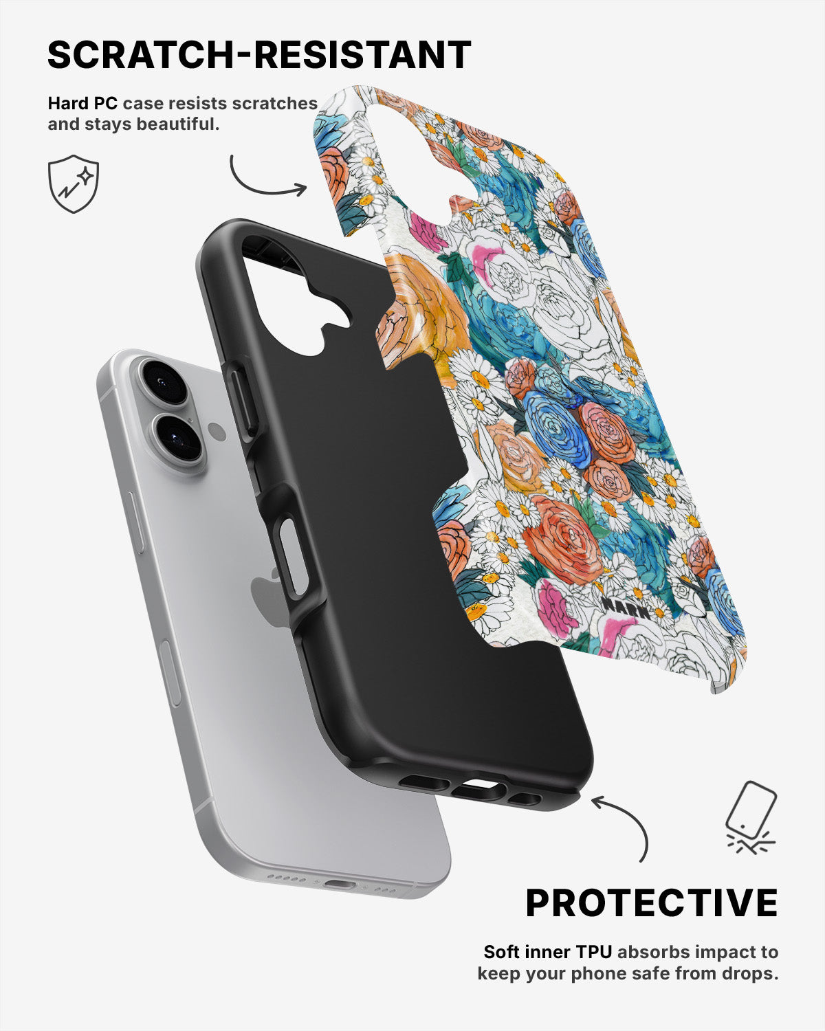 iPhone 16 Plus Tough Case – Midsommer - View 2