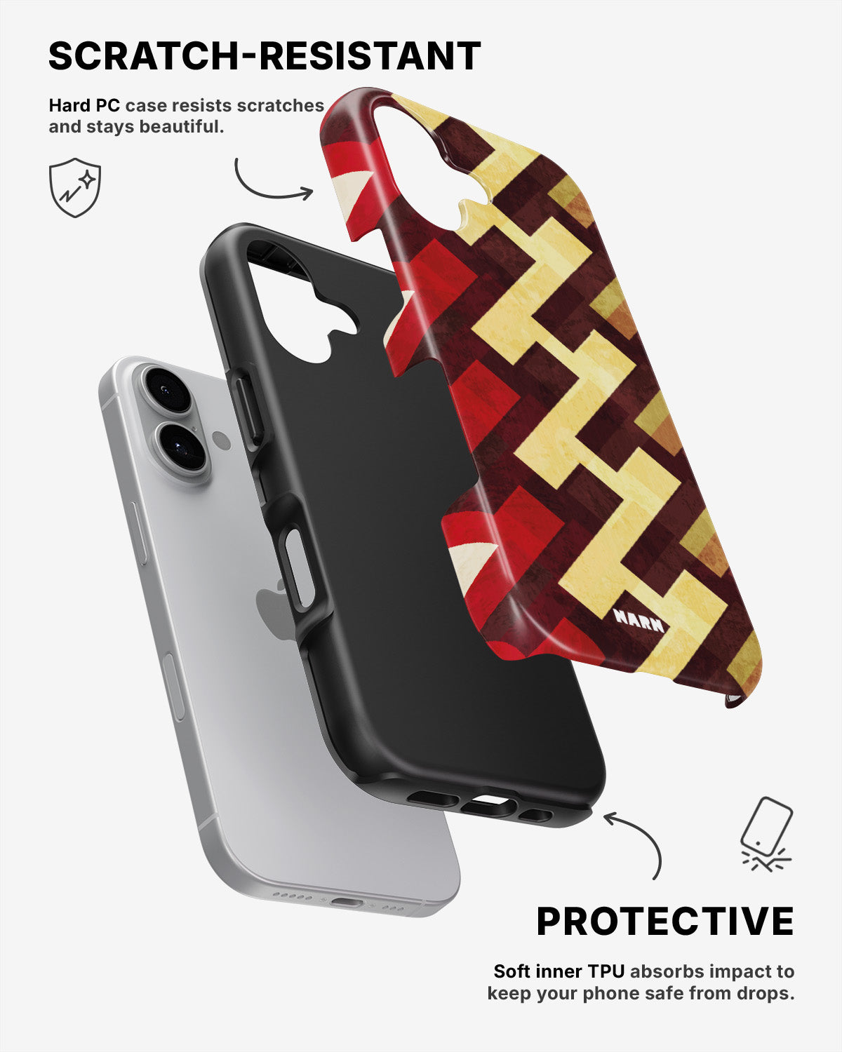 iPhone 16 Plus Tough Case – 70s - View 2