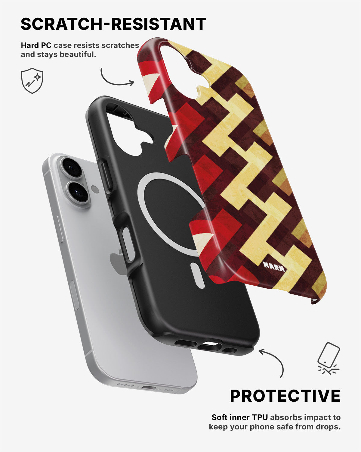 iPhone 16 Plus Tough Case – 70s - View 2