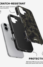 iPhone 16 Plus Tough Case – Jungle Green Camo - View 2