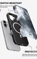 iPhone 16 Plus Tough Case – Cloudy - View 2