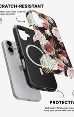iPhone 16 Plus Tough Case – Midnight Roses - View 2