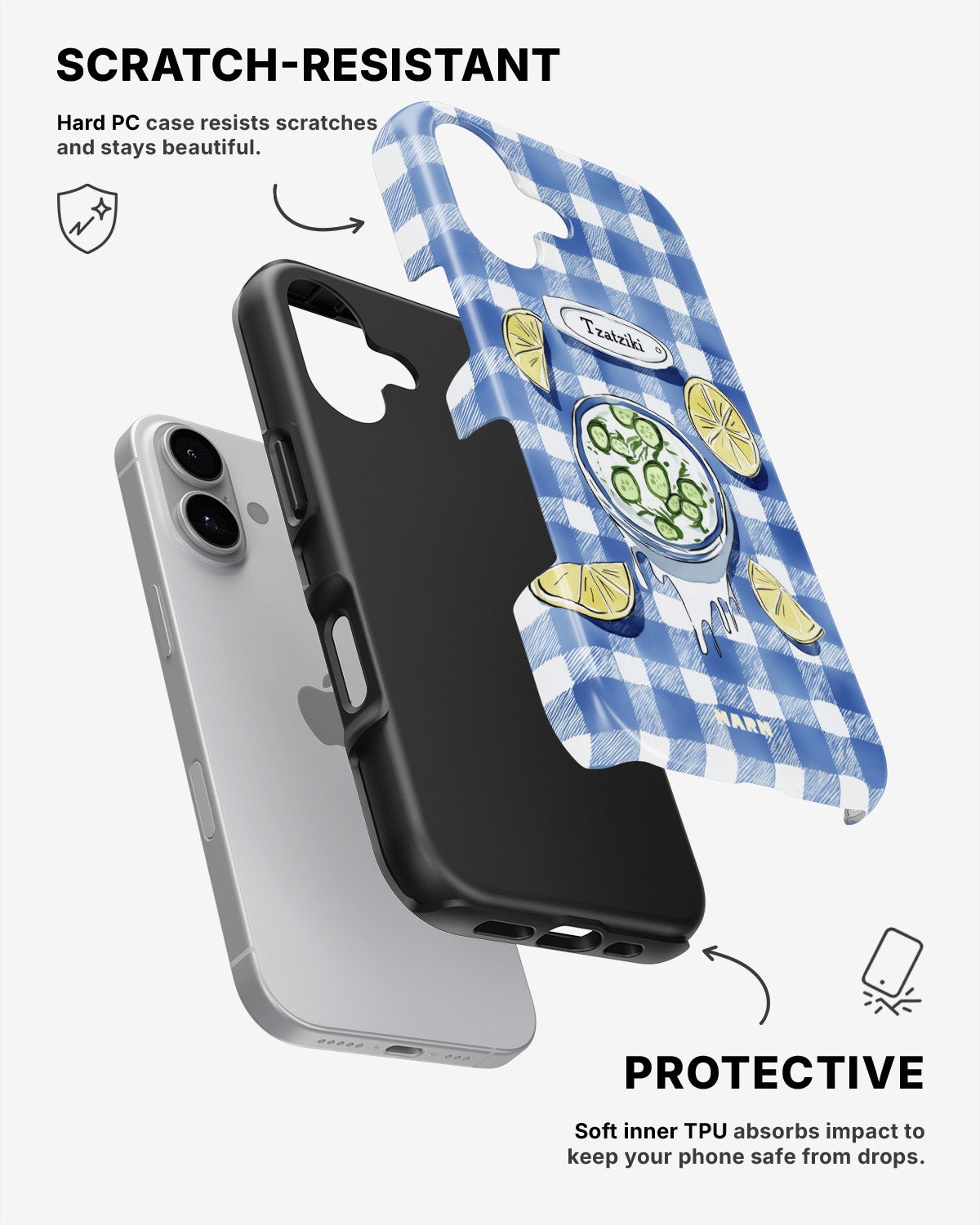 iPhone 16 Plus Tough Case – Tzatziki Time - View 2