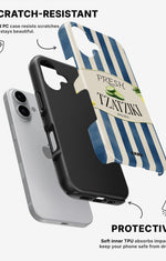 iPhone 16 Plus Tough Case – Greek Blues - View 2