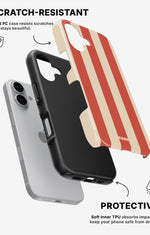 iPhone 16 Plus Tough Case – Sunset Stripes - View 2