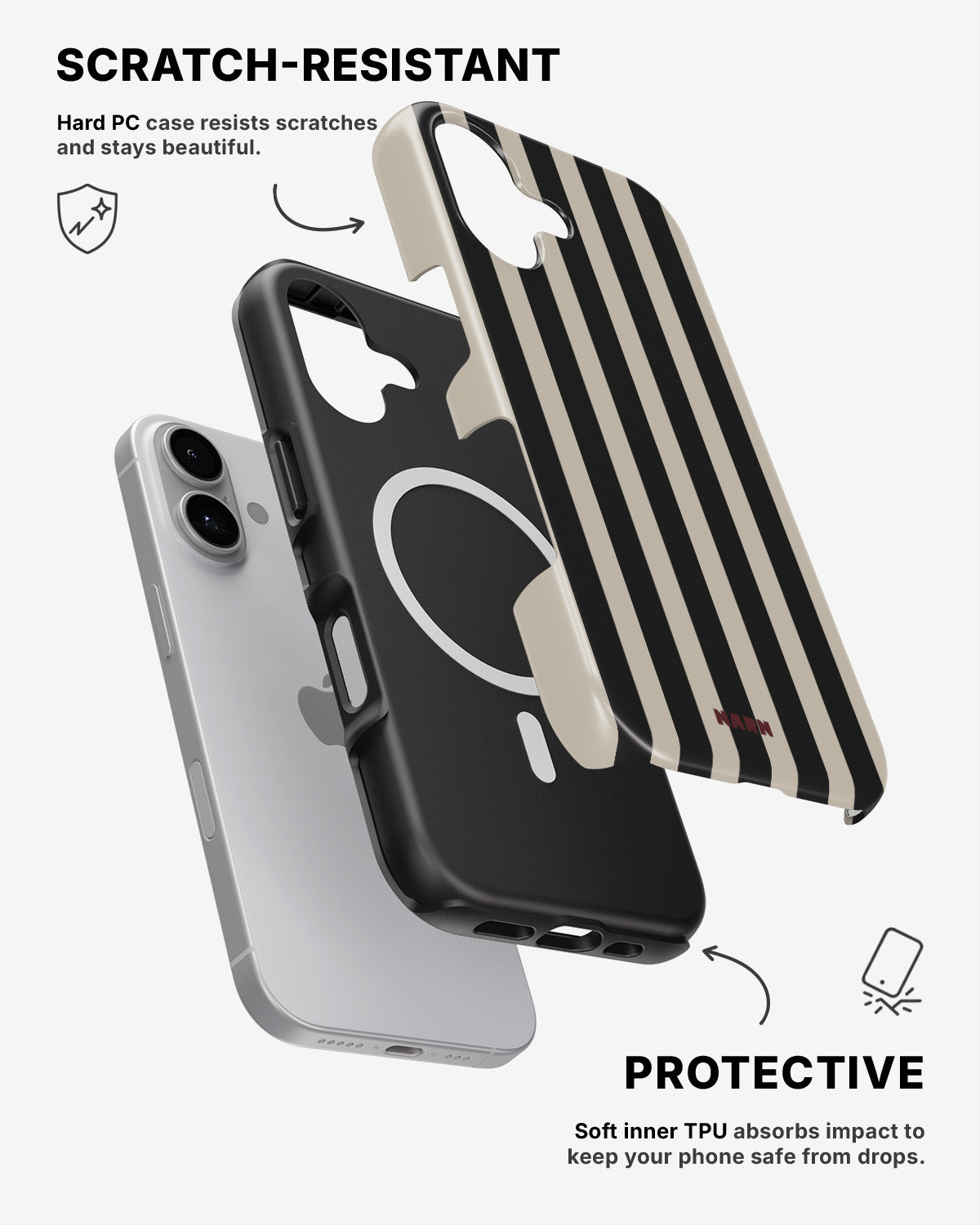 iPhone 16 Plus Tough Case – Classique - View 2