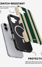iPhone 16 Plus Tough Case – Vert Stripe - View 2