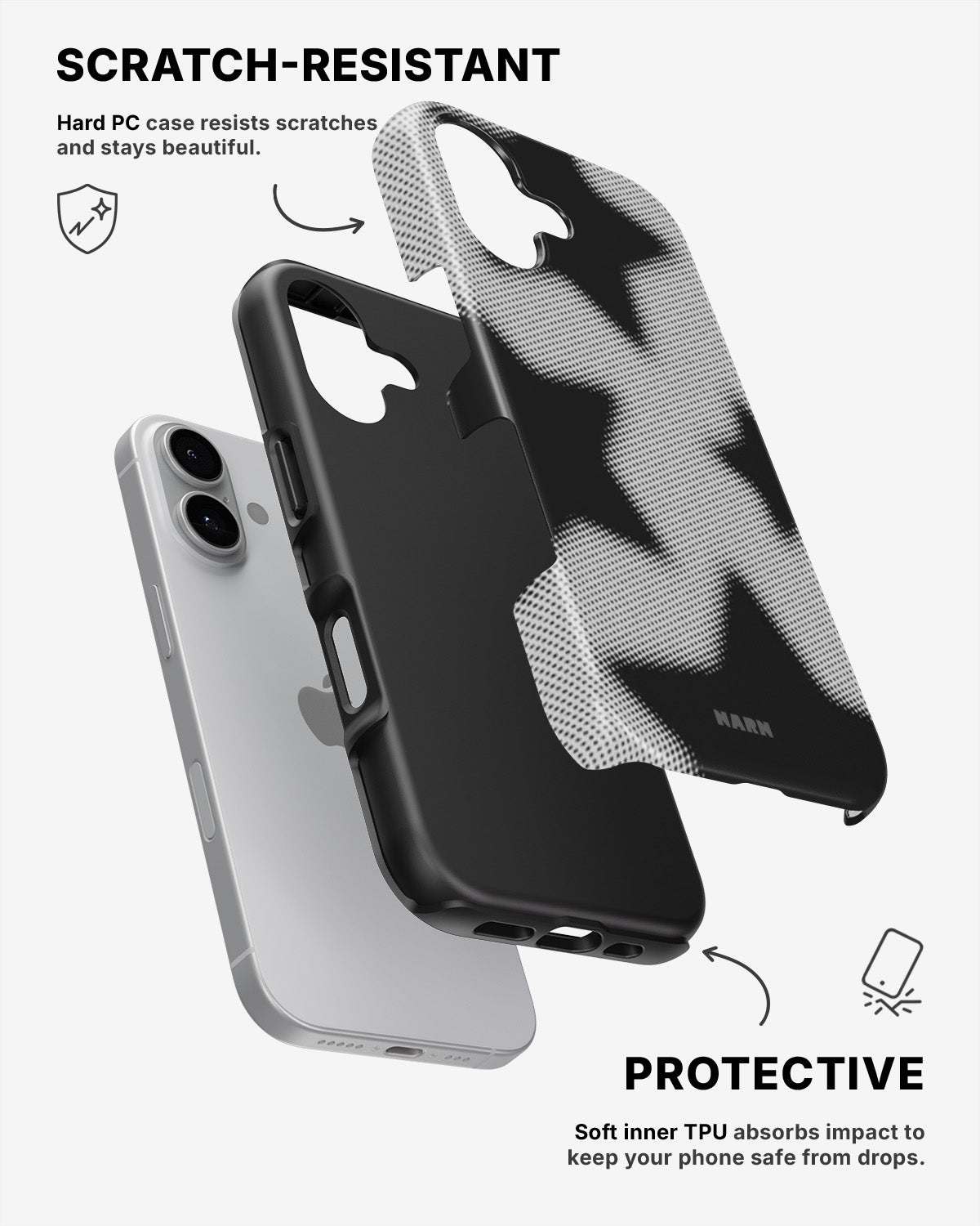 iPhone 16 Plus Tough Case – Starstruck - View 2