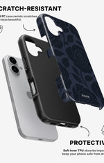 iPhone 16 Plus Tough Case – Midnight Rose - View 2