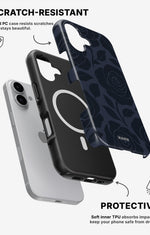 iPhone 16 Plus Tough Case – Midnight Rose - View 2