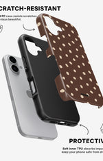 iPhone 16 Plus Tough Case – Choco Dots - View 2