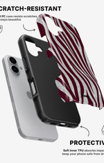 iPhone 16 Plus Tough Case – Velvet Zebra - View 2