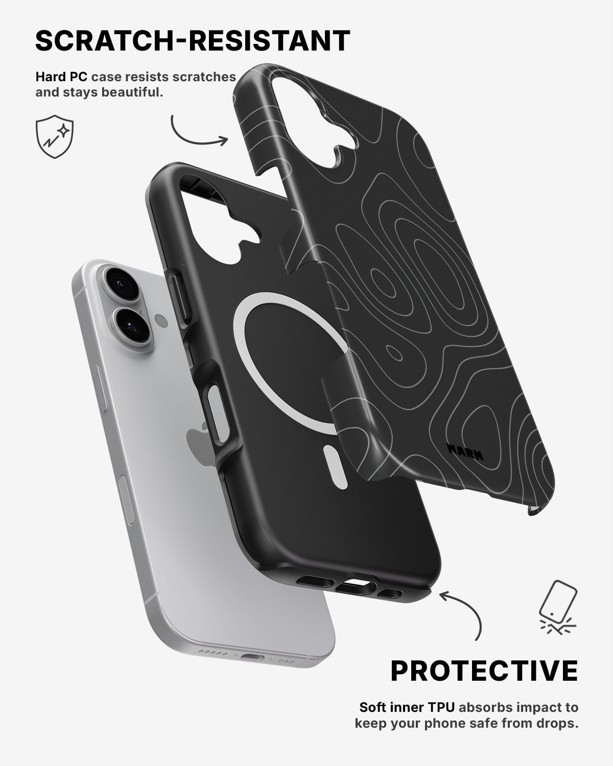 iPhone 16 Plus Tough Case – No Signal - View 2