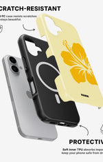 iPhone 16 Plus Tough Case – Golden Bloom - View 2