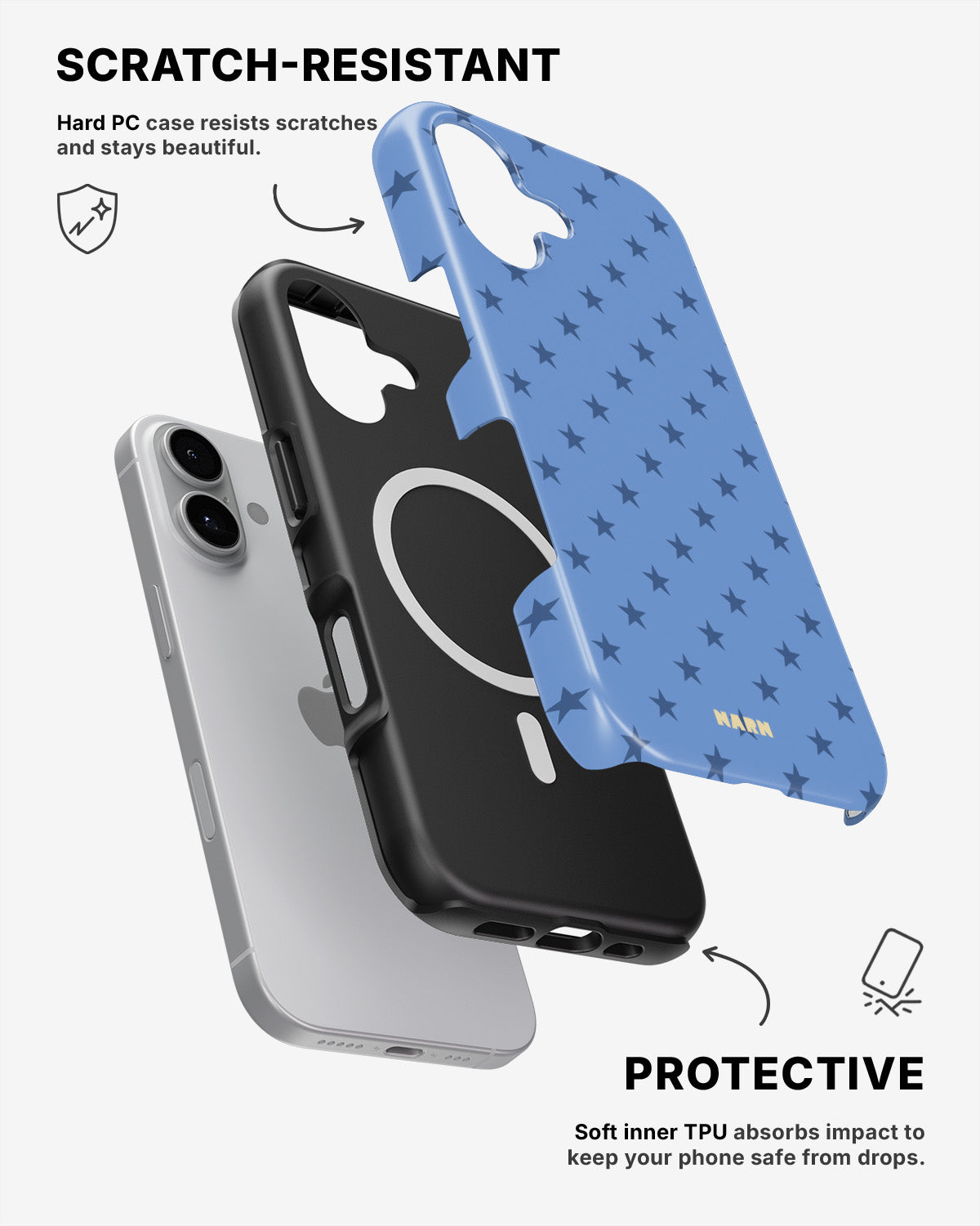 iPhone 16 Plus Tough Case – Sprinkles - View 2