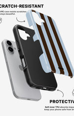 iPhone 16 Plus Tough Case – Bistro Stripes - View 2