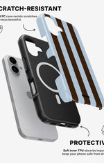 iPhone 16 Plus Tough Case – Bistro Stripes - View 2