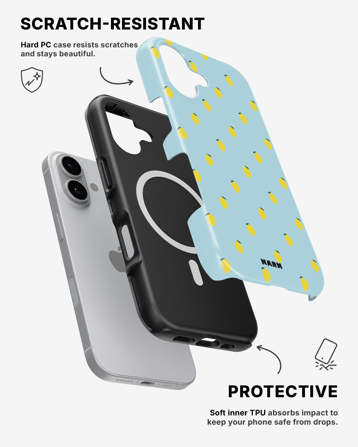 iPhone 16 Plus Tough Case – Limonata - View 2