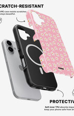 iPhone 16 Plus Tough Case – Pink Daisy - View 2