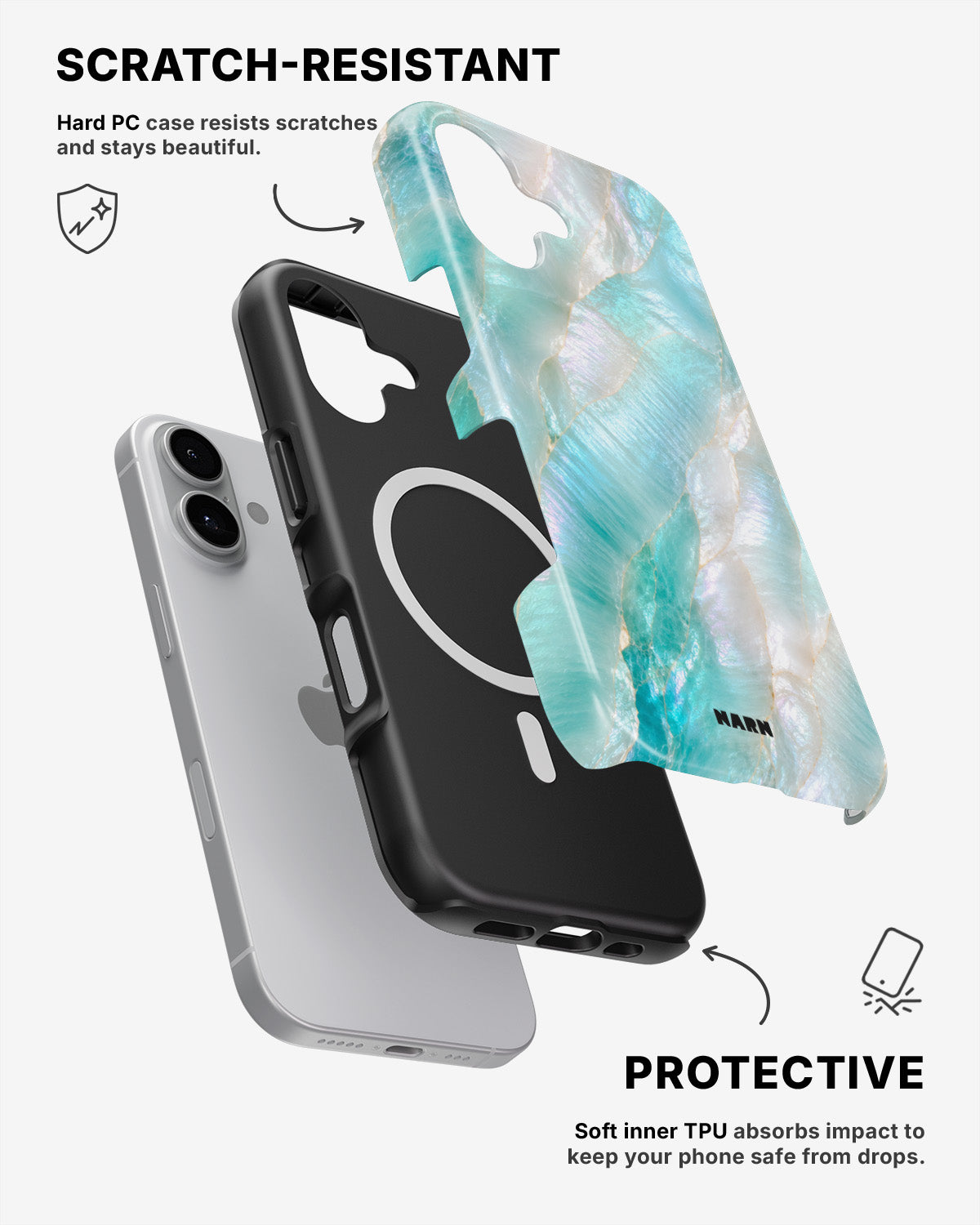 iPhone 16 Plus Tough Case – Mermaid - View 2