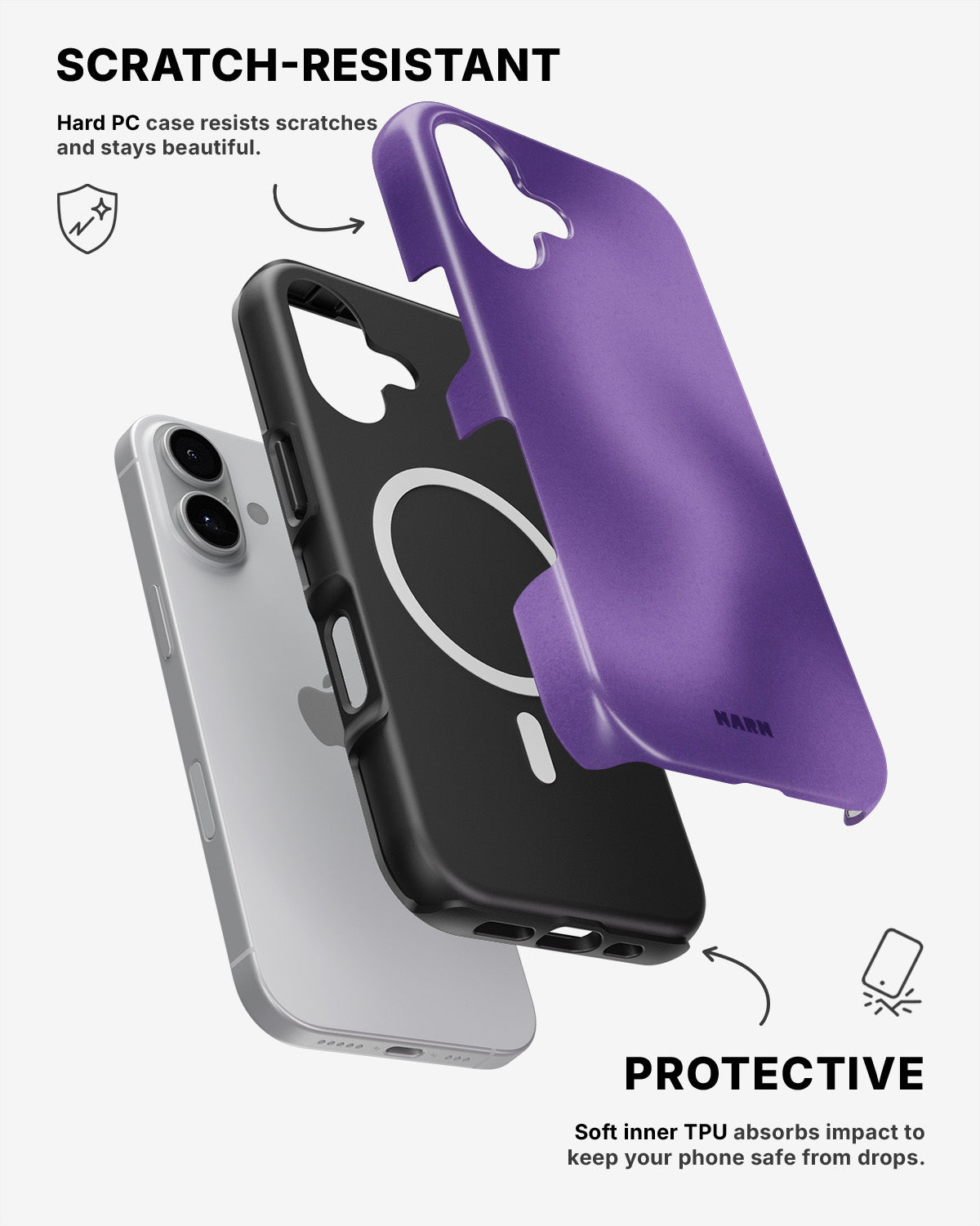 iPhone 16 Plus Tough Case – Violetta - View 2