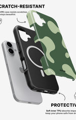 iPhone 16 Plus Tough Case – Green Blend - View 2