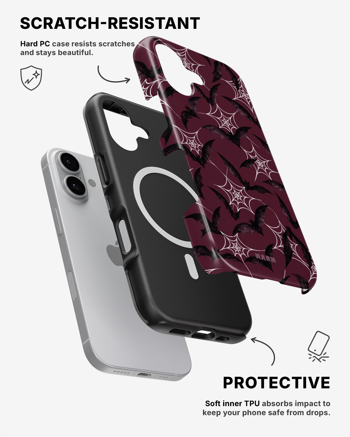 iPhone 16 Plus Tough Case – Webbed - View 2