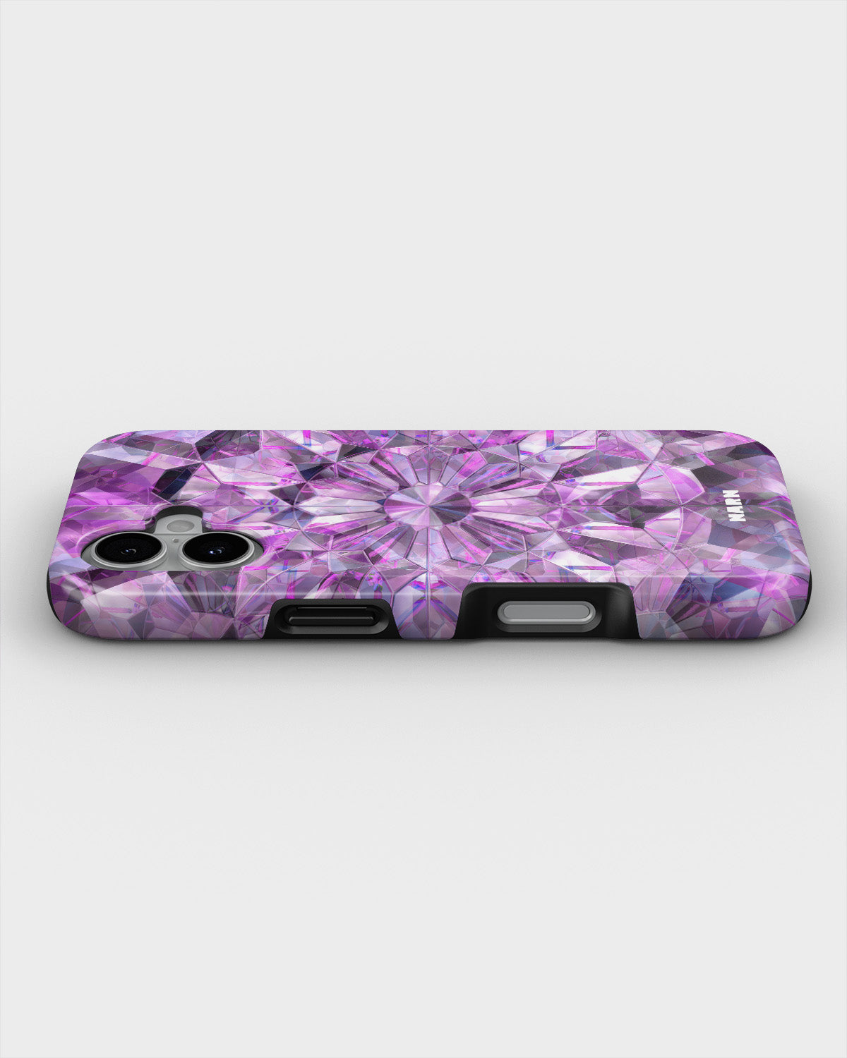 iPhone 16 Plus Tough Case – Lavender Crystals - View 3