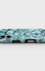iPhone 16 Plus Tough Case – Green Crystals - View 3
