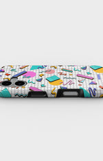 iPhone 16 Plus Tough Case – 80s Memphis - View 3