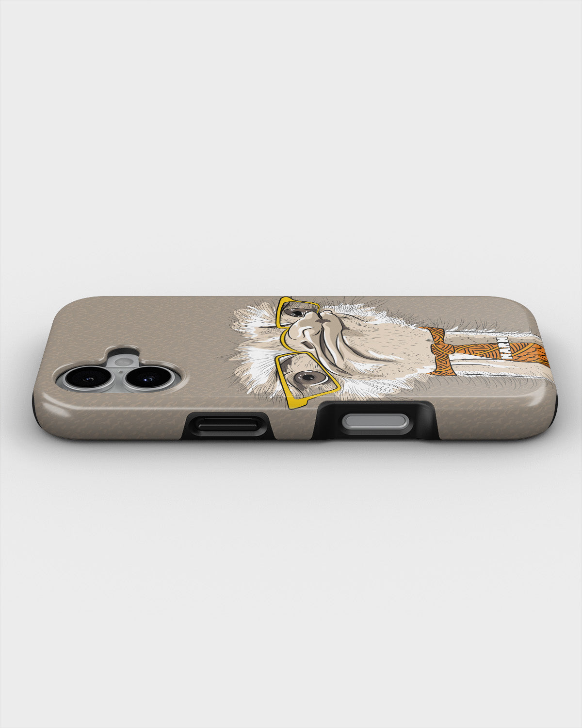 iPhone 16 Plus Tough Case – Hipster Ostrich - View 3