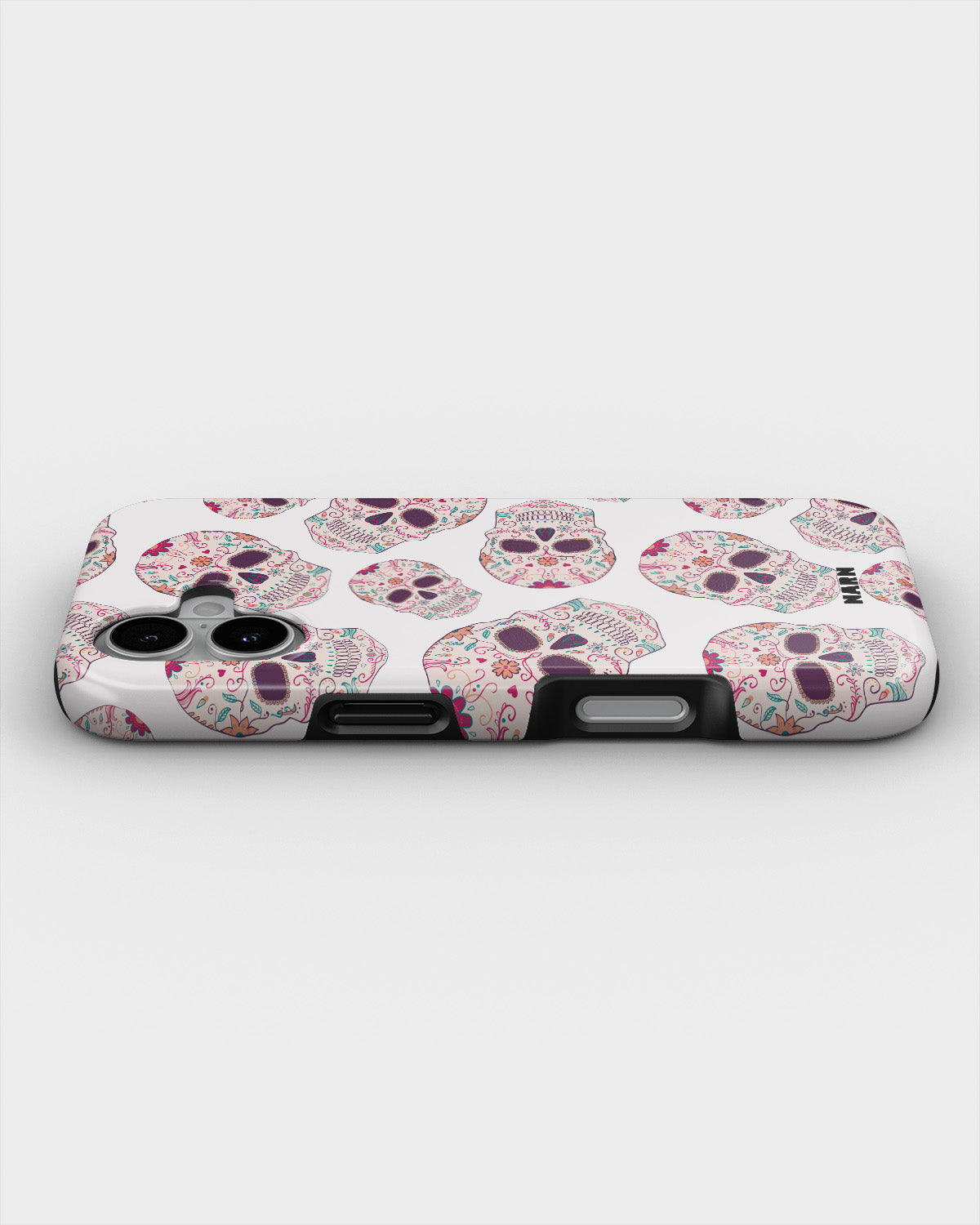 iPhone 16 Plus Tough Case – Calavera Skulls - View 3