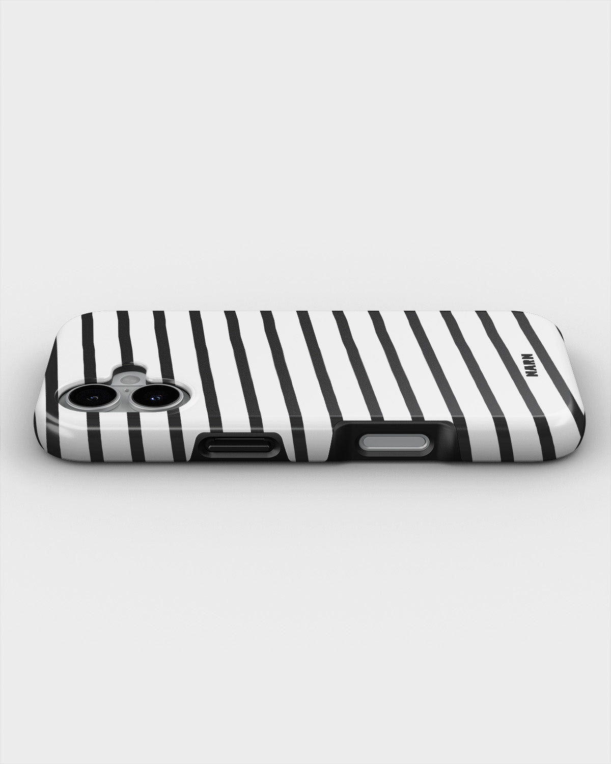 iPhone 16 Plus Tough Case – Black Stripes - View 3