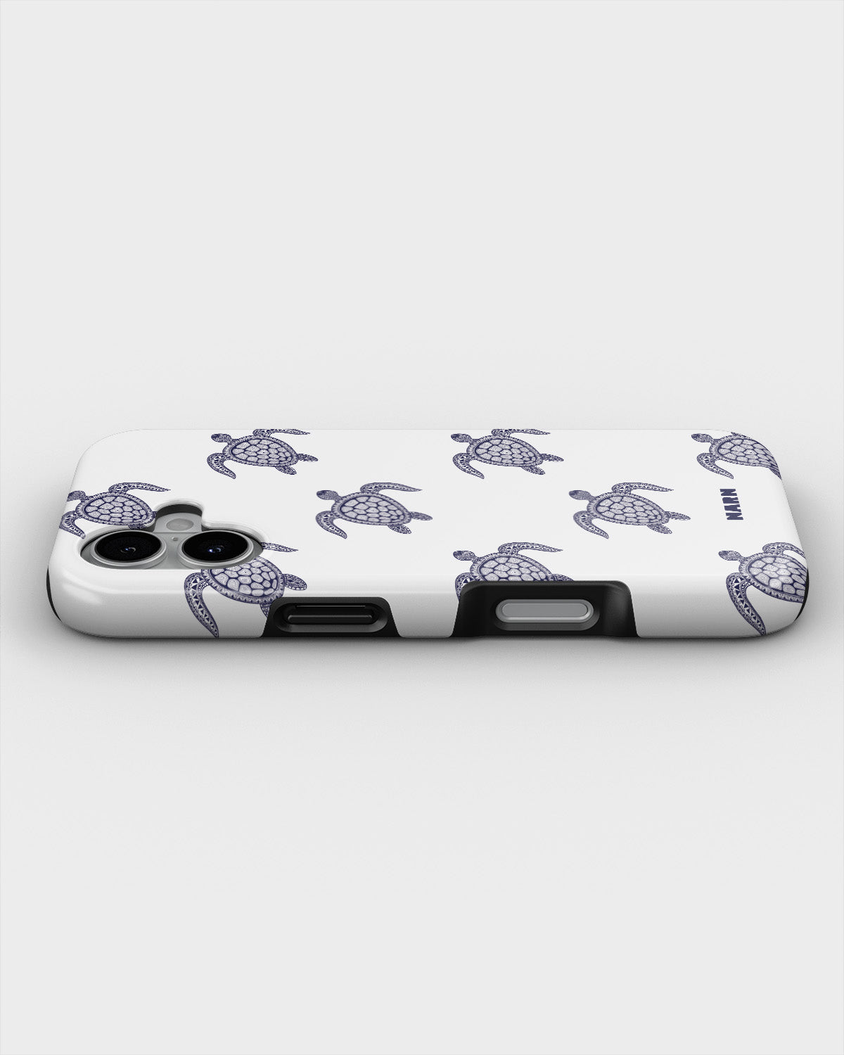iPhone 16 Plus Tough Case – Blue Turtles - View 3